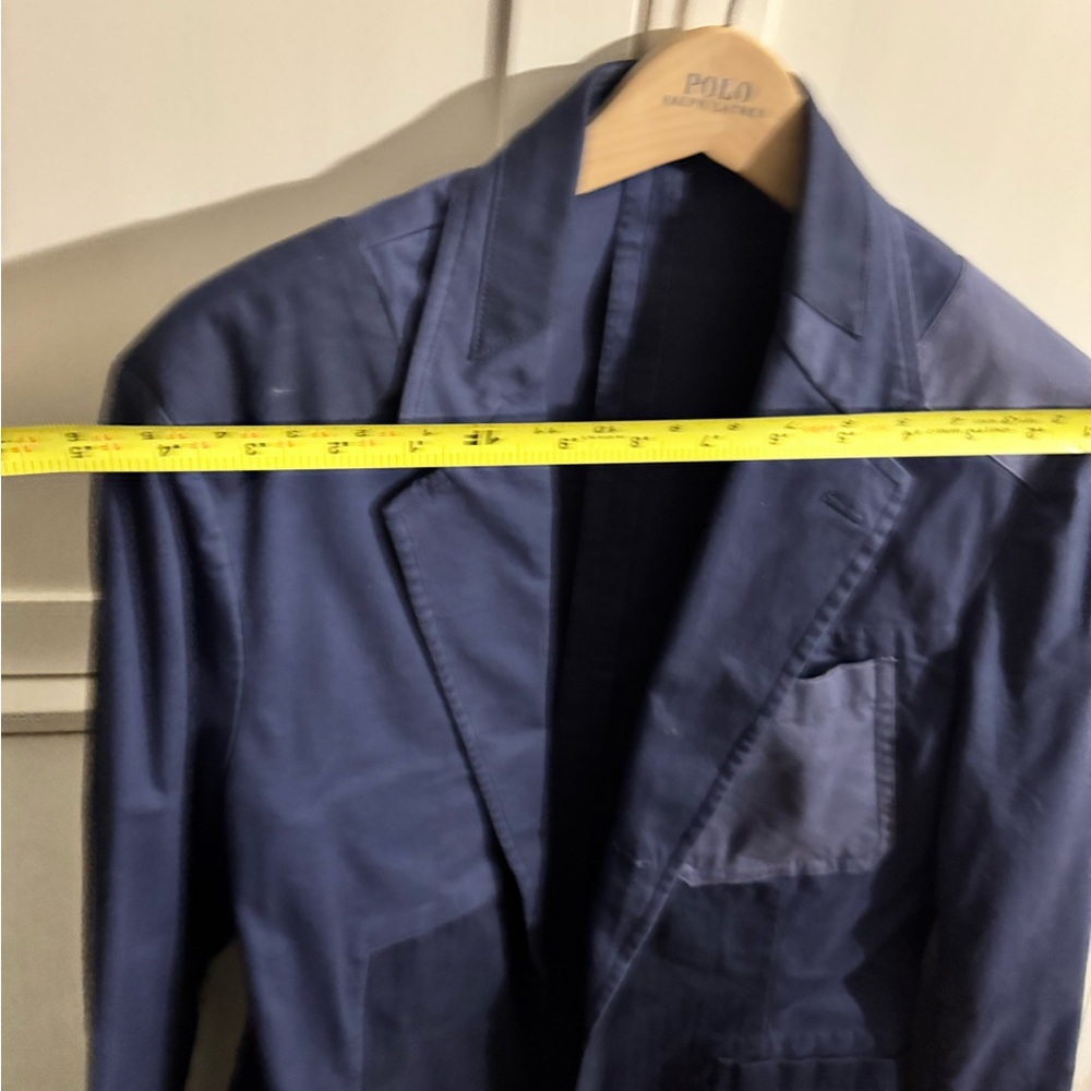 Polo Ralph Lauren Navy Patchwork Blazer - Picture 10 of 15